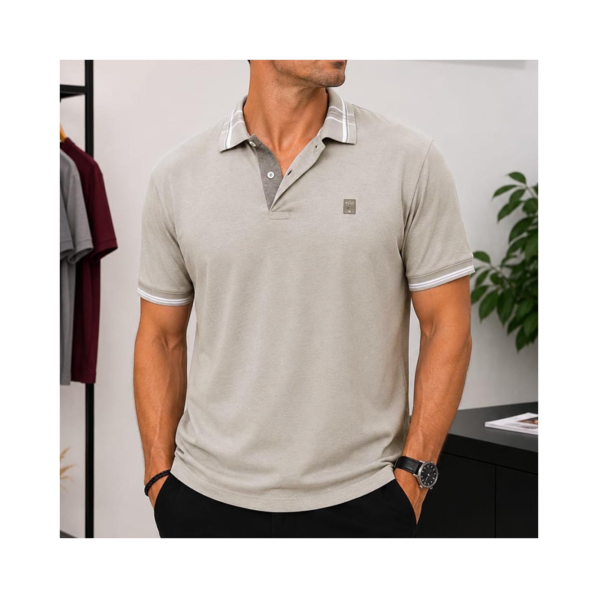 Camisa Sallo Polo Sem Bolso 0060 Shark