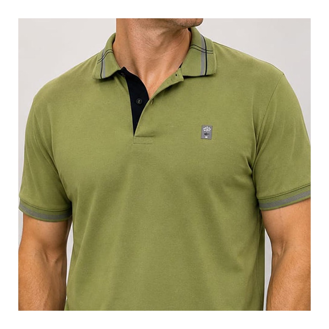 Camisa Sallo Polo Sem Bolso 0060 Verde Cipo