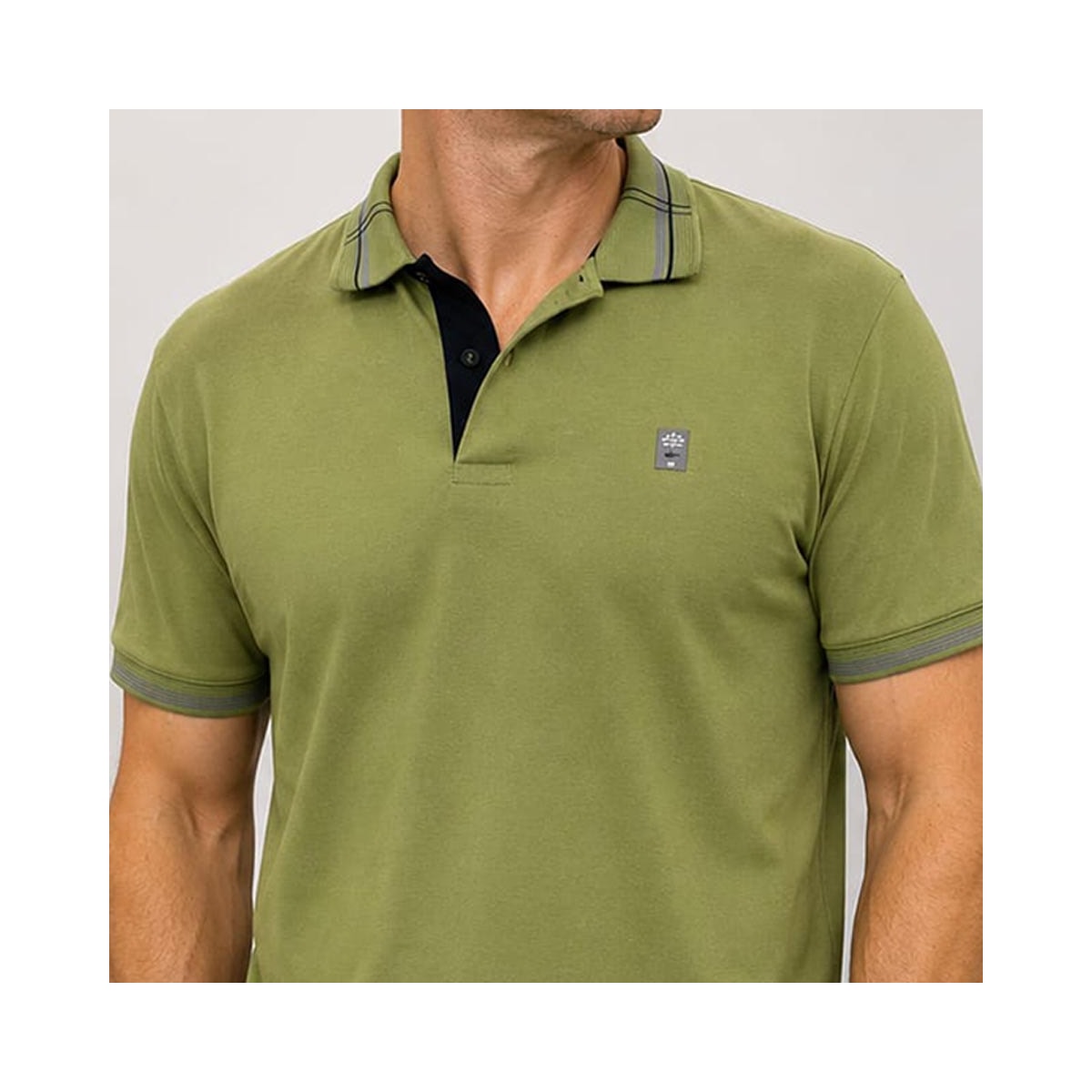 Camisa Sallo Polo Sem Bolso 0060 Verde Cipo