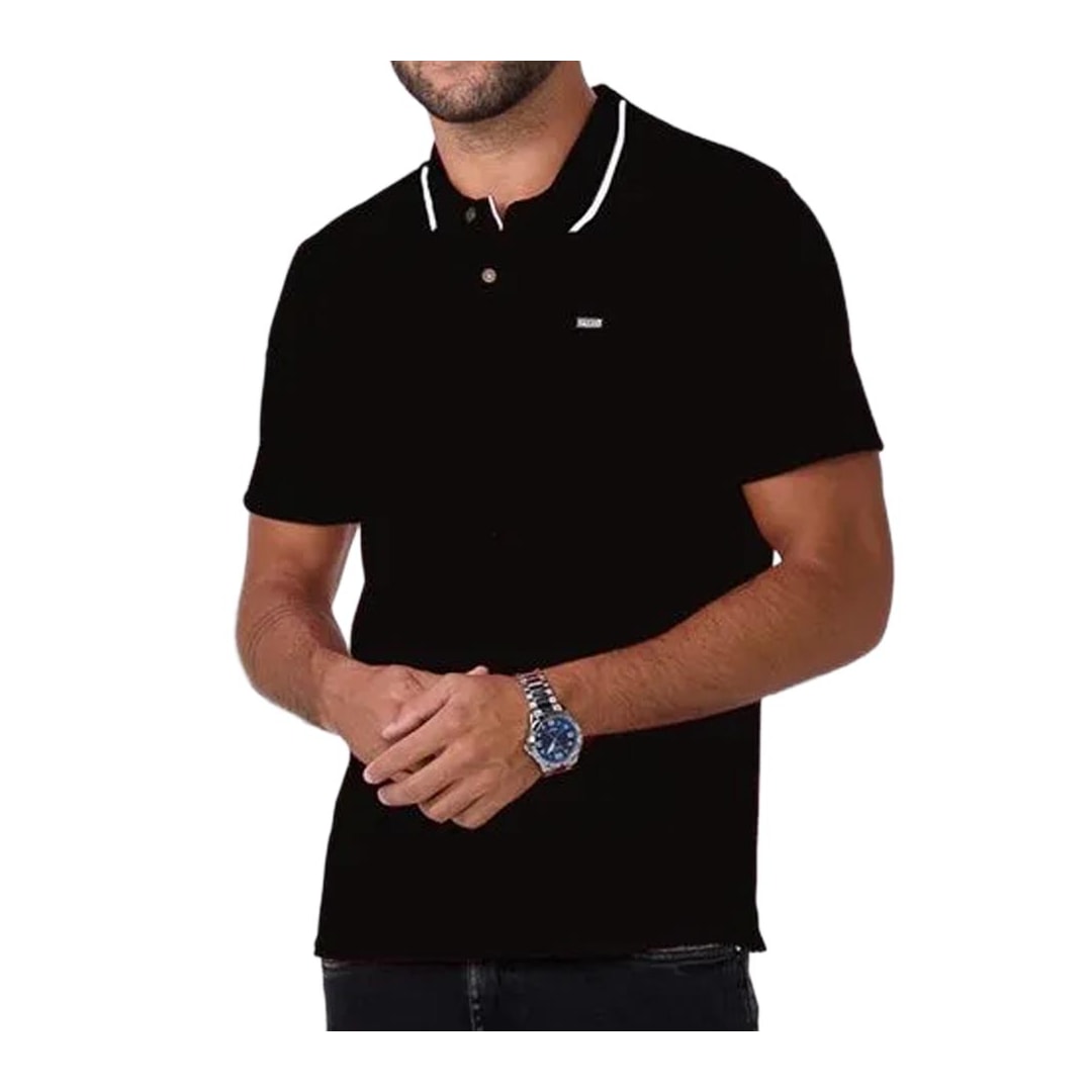 Camisa Sallo Polo Sem Bolso 10108238 Preto