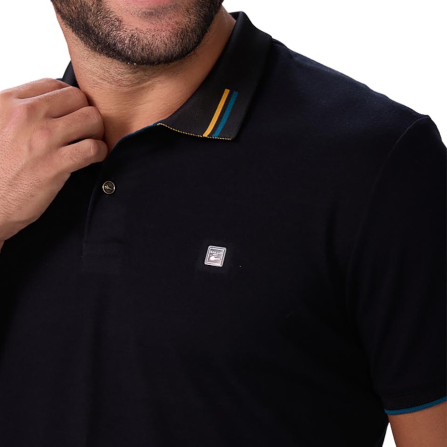 Camisa Sallo Polo Sem Bolso 10108364 Preto