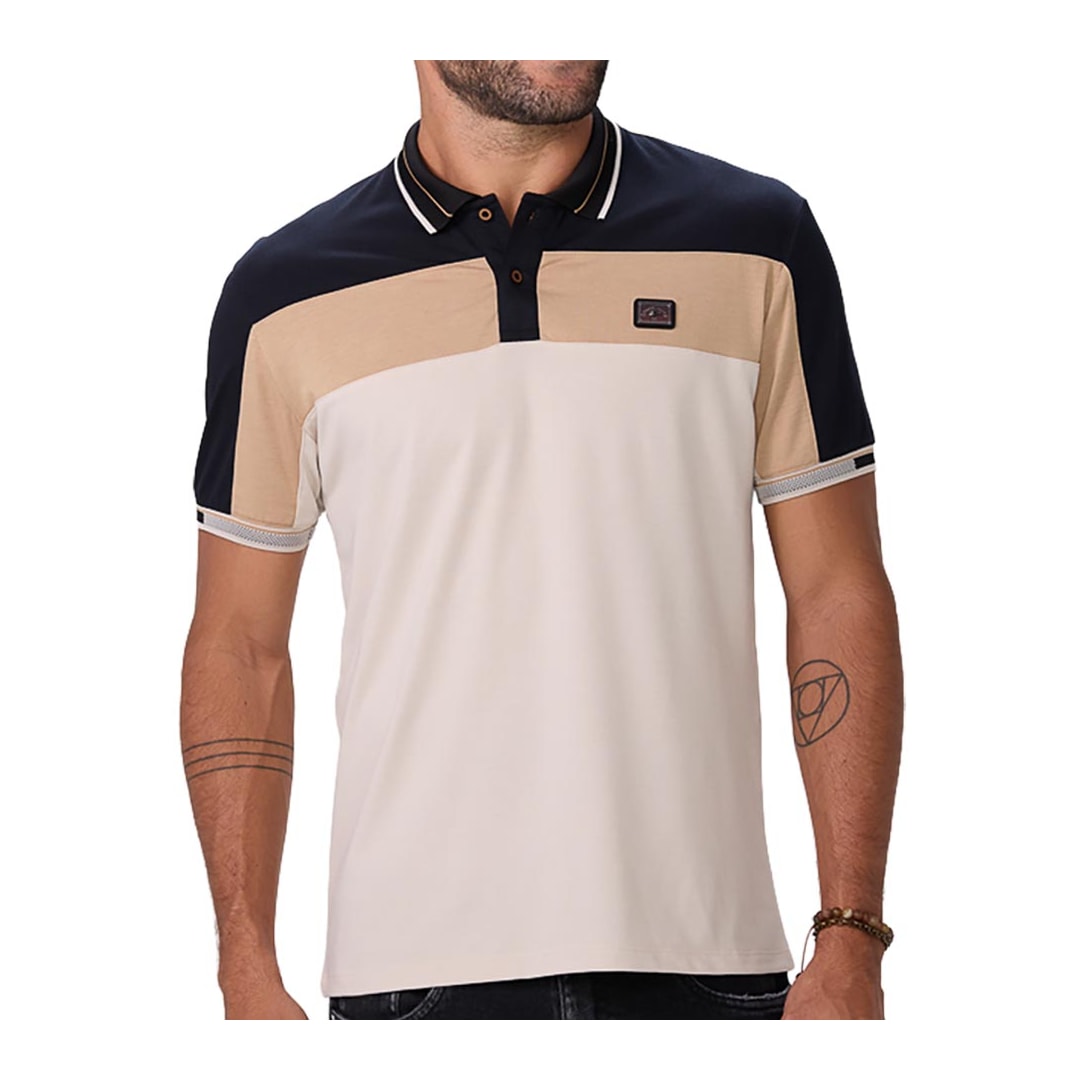 Camisa Sallo Polo Sem Bolso 10108371 Areia
