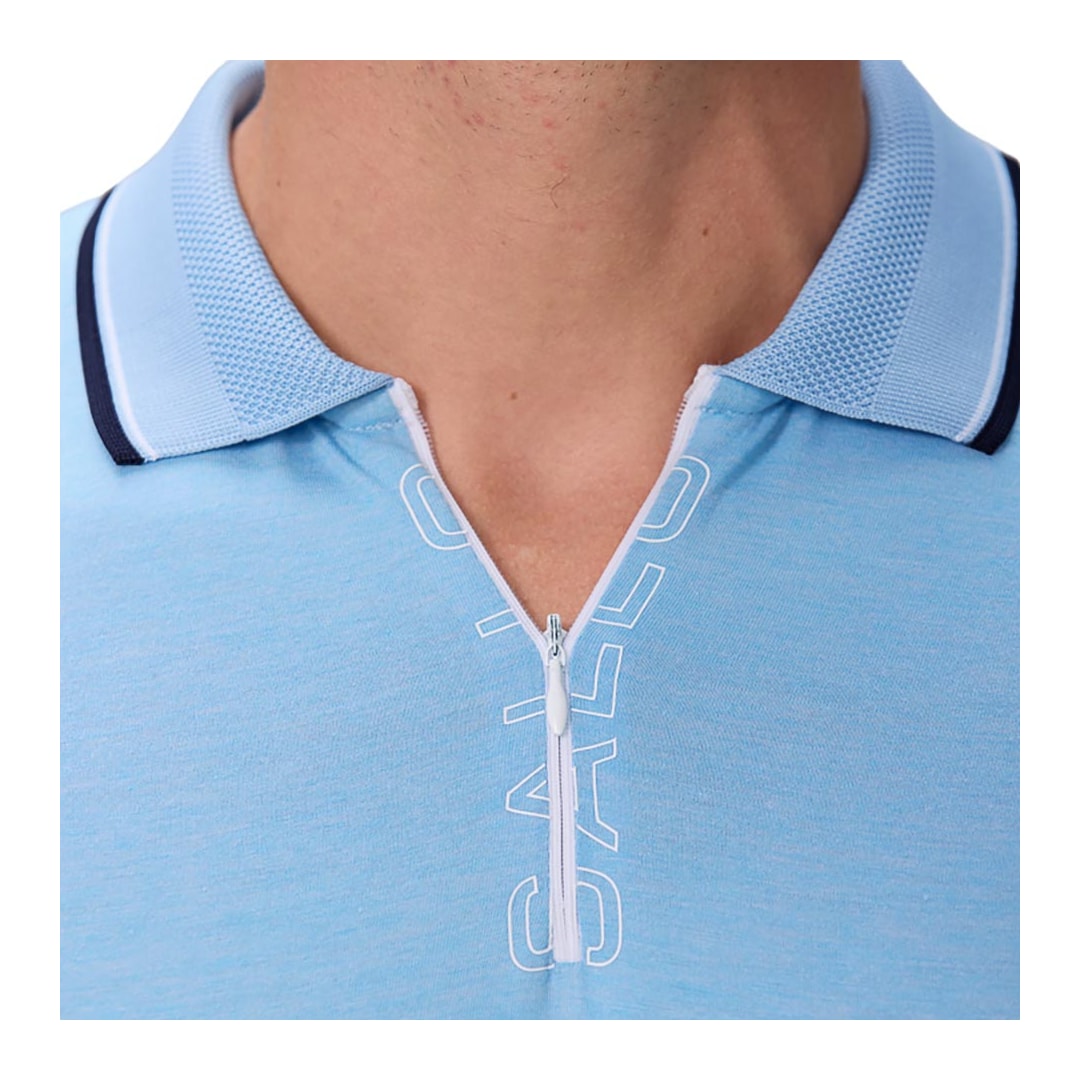 Camisa Sallo Polo Sem Bolso 10108378 Azul Claro Camisa Sallo Polo Sem Bolso 10108378 Azul Claro