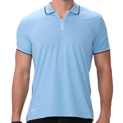 Camisa Sallo Polo Sem Bolso 10108378 Azul Claro