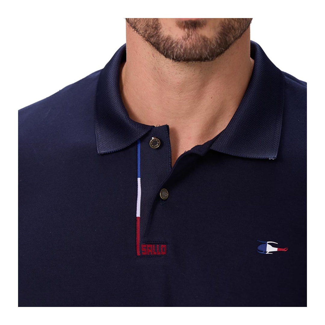 Camisa Sallo Polo Sem Bolso 10108557 Marinho