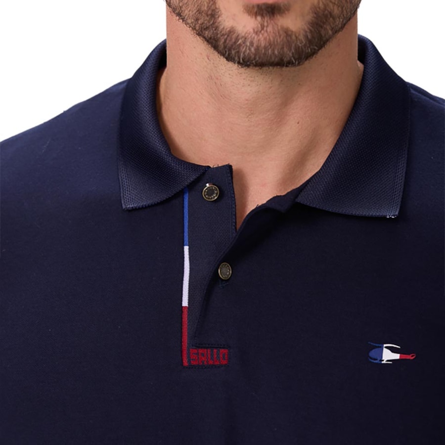 Camisa Sallo Polo Sem Bolso 10108557 Marinho