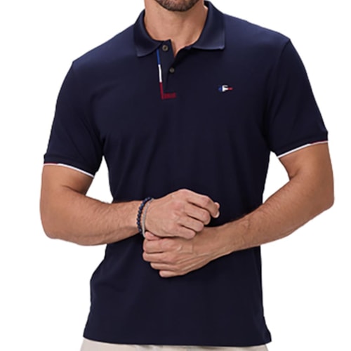Camisa Sallo Polo Sem Bolso 10108557 Marinho