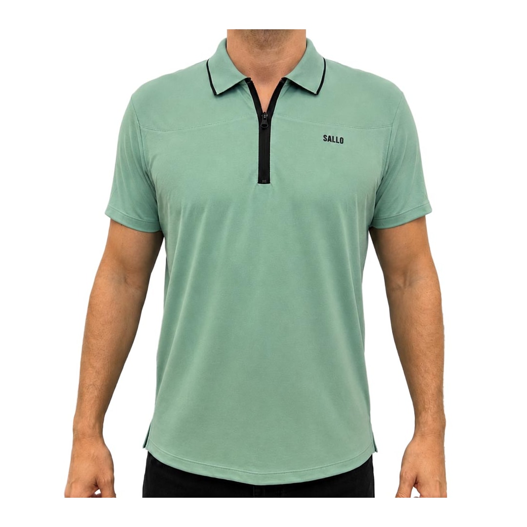 Camisa Sallo Polo Sem Bolso 10108606 Deep Mint Camisa Sallo Polo Sem Bolso 10108606 Deep Mint