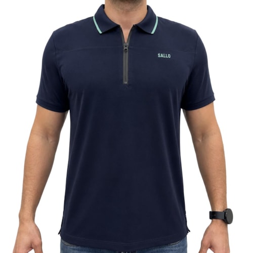Camisa Sallo Polo Sem Bolso 10108606 Marinho
