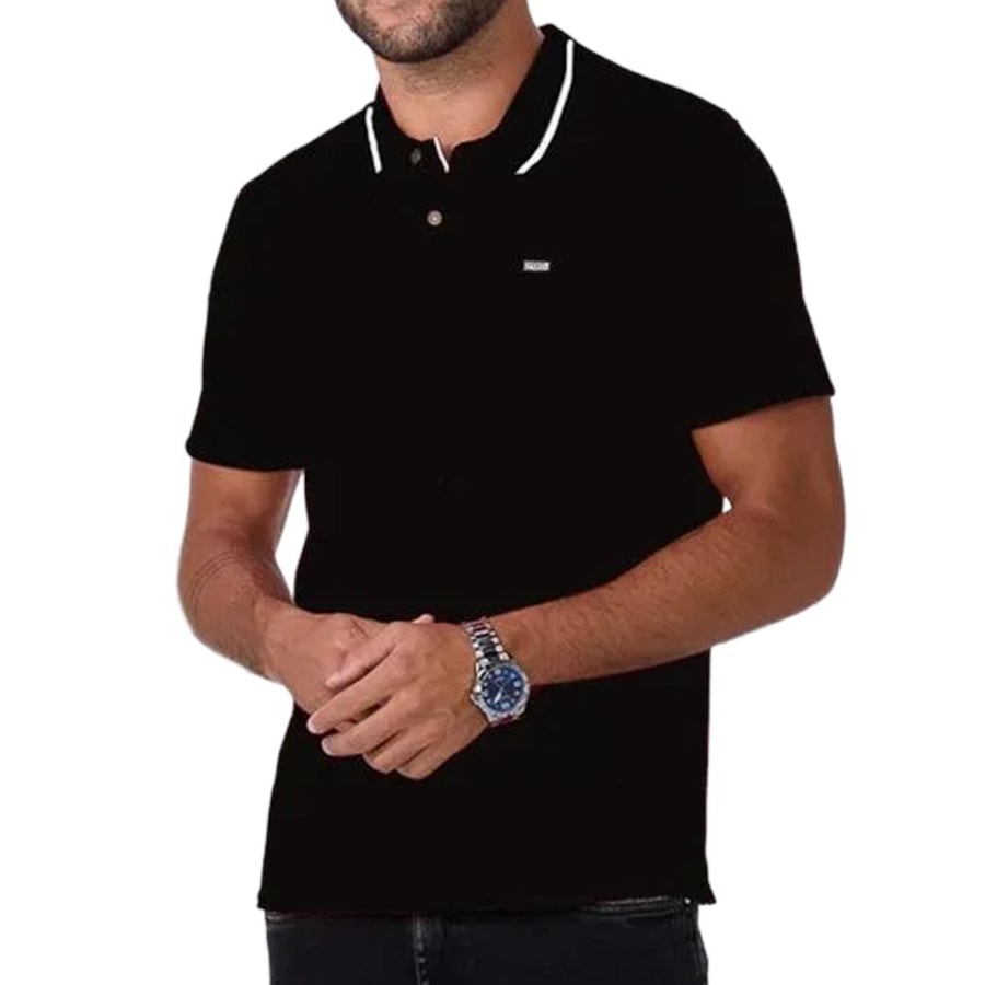 Camisa Sallo Polo Sem Bolso 8238 Preto