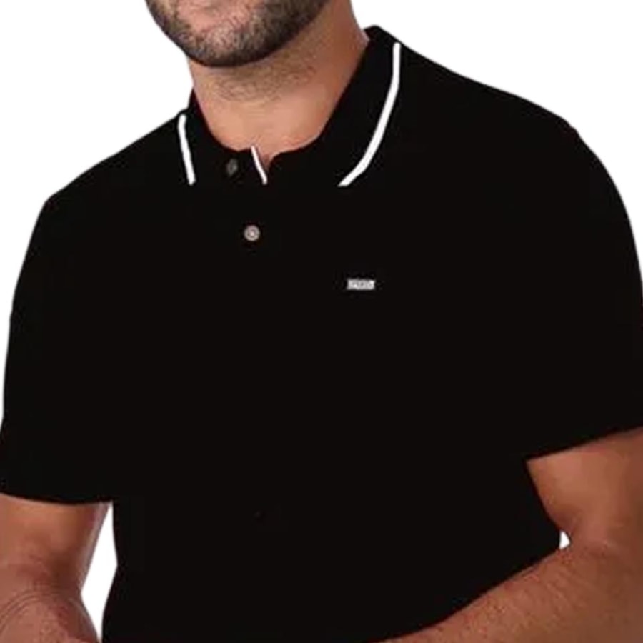 Camisa Sallo Polo Sem Bolso 8238 Preto
