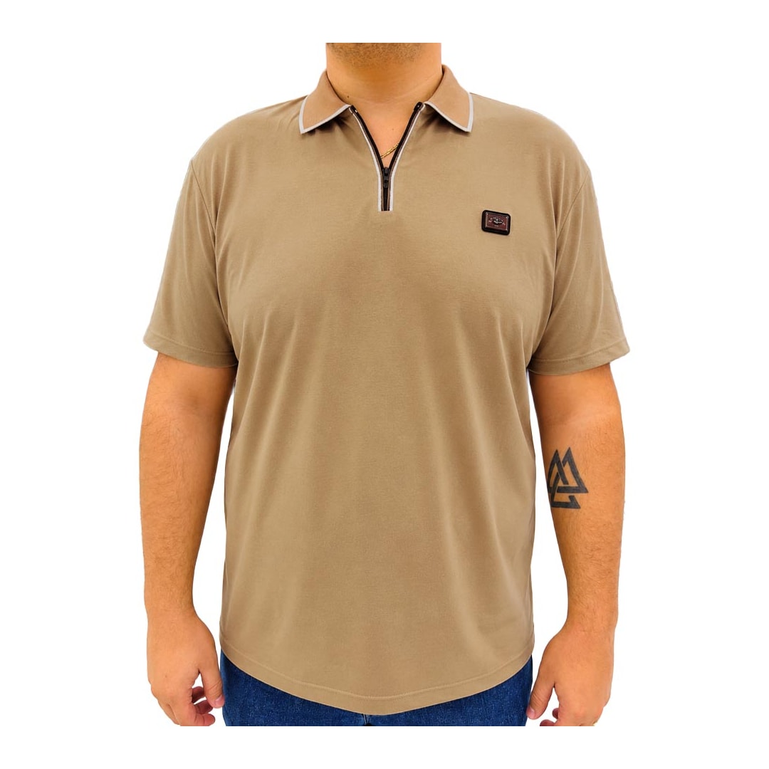 Camisa Sallo Polo Sem Bolso 8331 Amber Camisa Sallo Polo Sem Bolso 8331 Amber