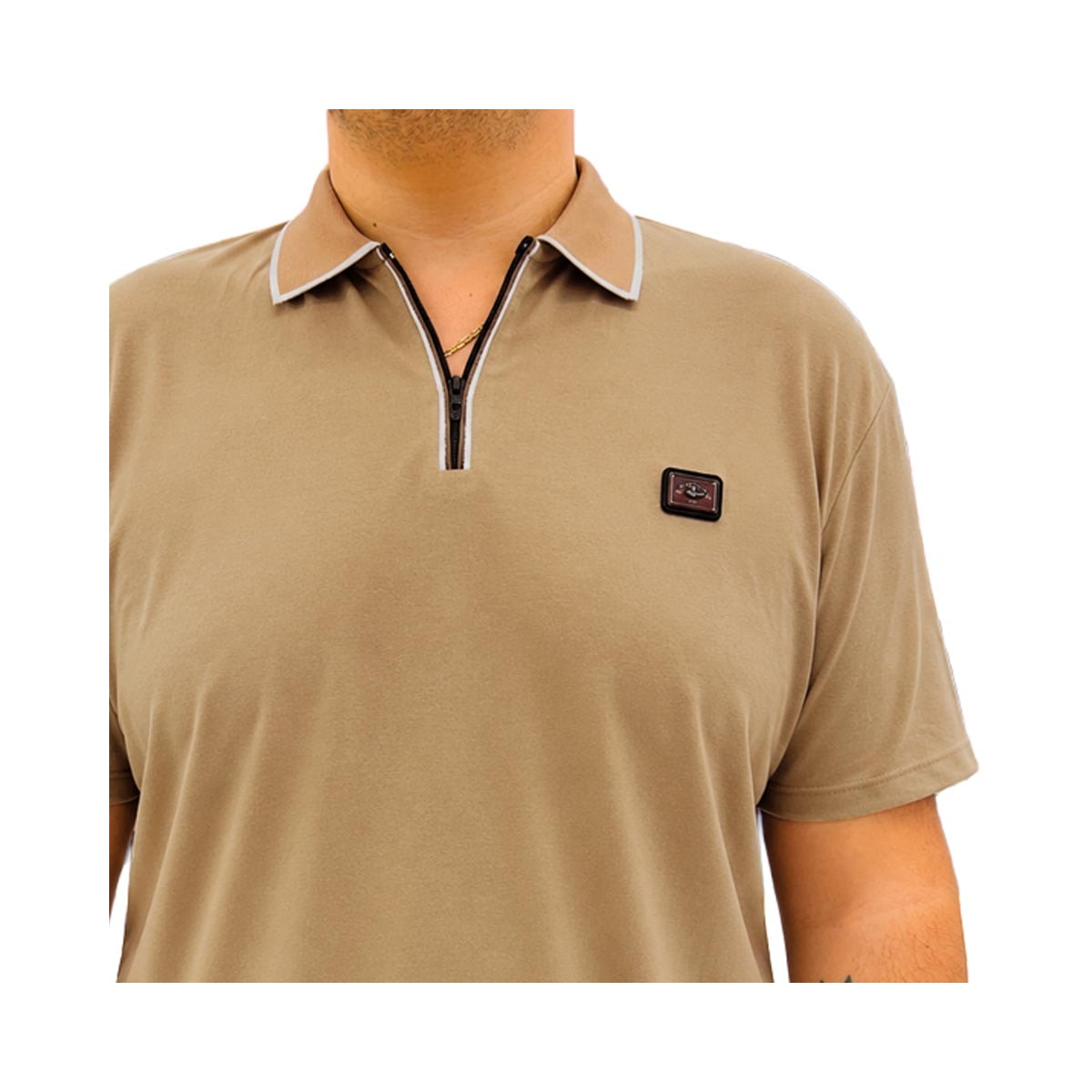 Camisa Sallo Polo Sem Bolso 8331 Amber Camisa Sallo Polo Sem Bolso 8331 Amber