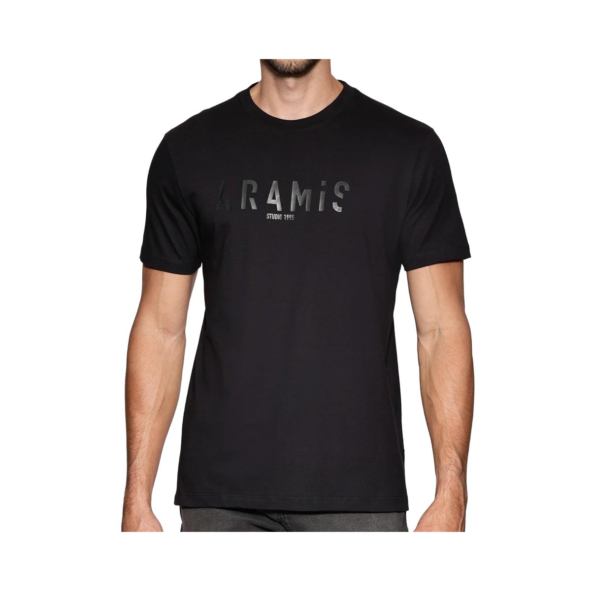 Camiseta Aramis 100% Algodão 12.0677 Preto Camiseta Aramis 100% Algodão 12.0677 Preto