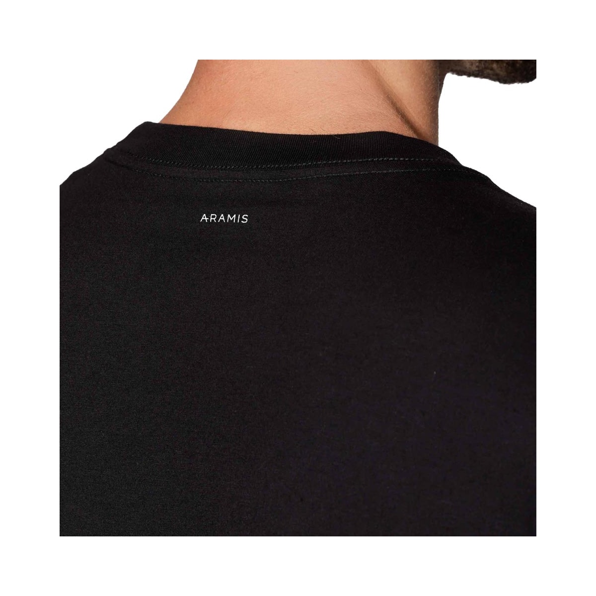 Camiseta Aramis 100% Algodão 12.0677 Preto Camiseta Aramis 100% Algodão 12.0677 Preto