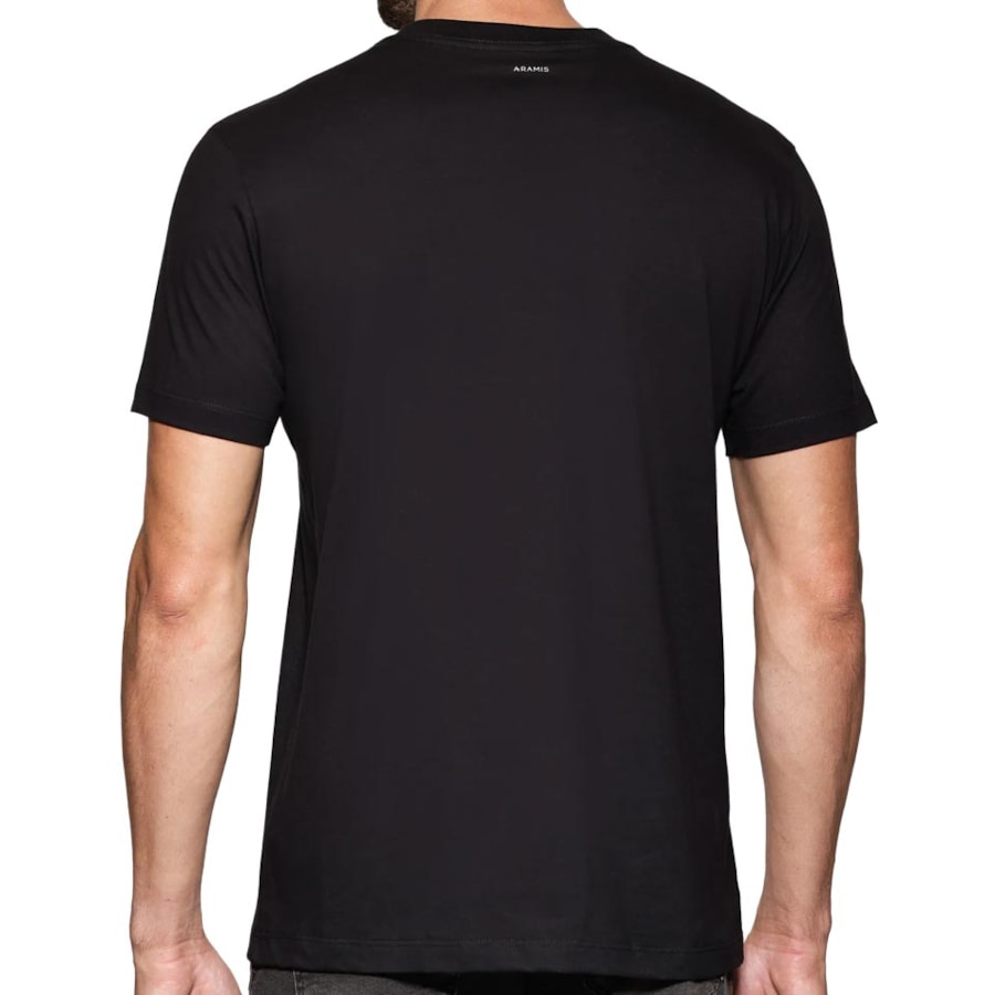 Camiseta Aramis 100% Algodão 12.0677 Preto