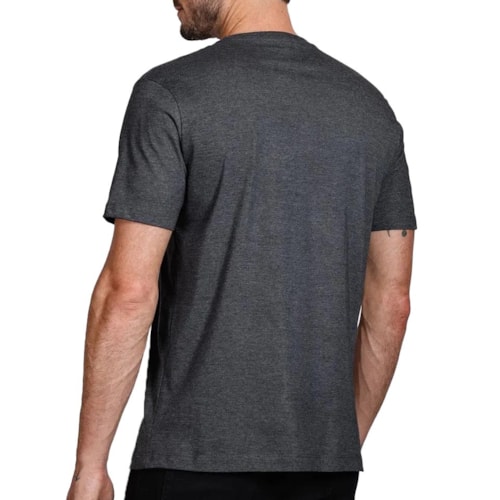 Detalhe - Camiseta Aramis Básica 12.0045 Grafite Mescla