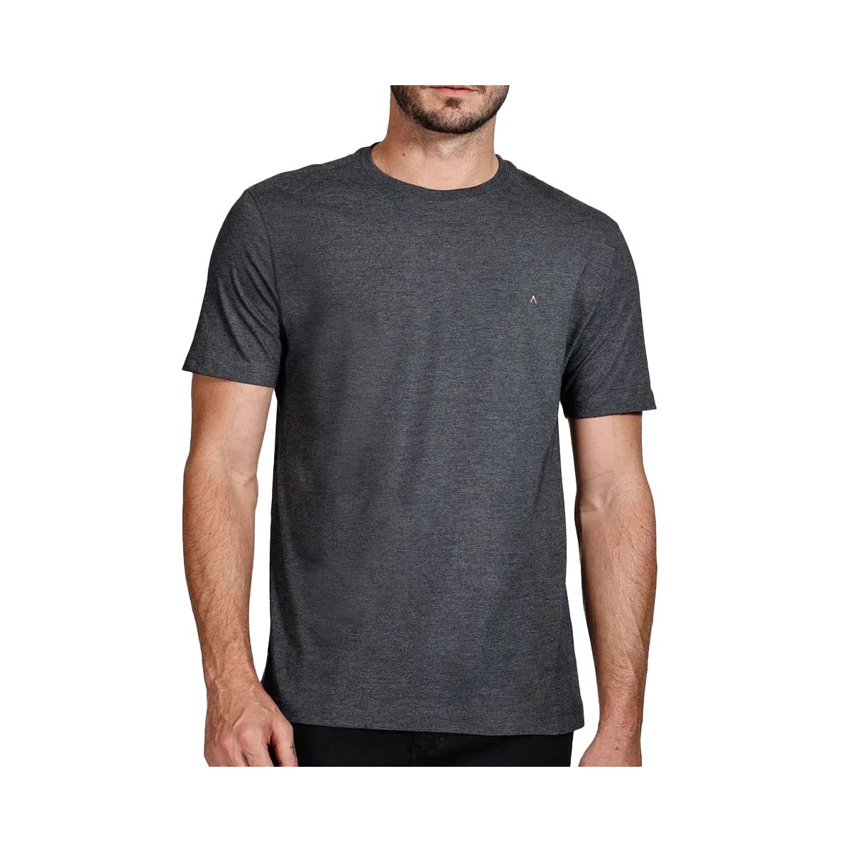 Camiseta Aramis Básica 12.0045 Grafite Mescla Camiseta Aramis Básica 12.0045 Grafite Mescla