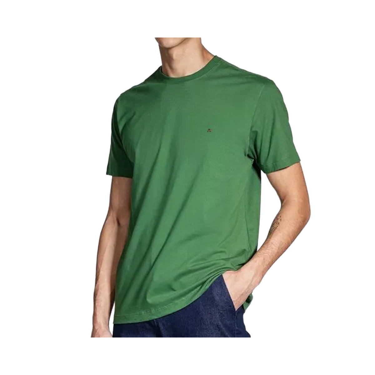 Camiseta Aramis Básica 12.0045 Verde Bandeira Camiseta Aramis Básica 12.0045 Verde Bandeira