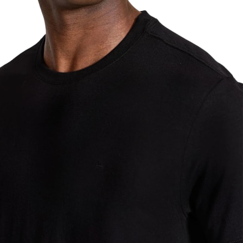 Detalhe - Camiseta Aramis Comfort+ Básica 12.0656 Preto