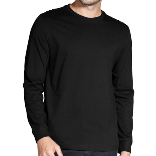 Camiseta Aramis Manga Longa 02.161 Preto
