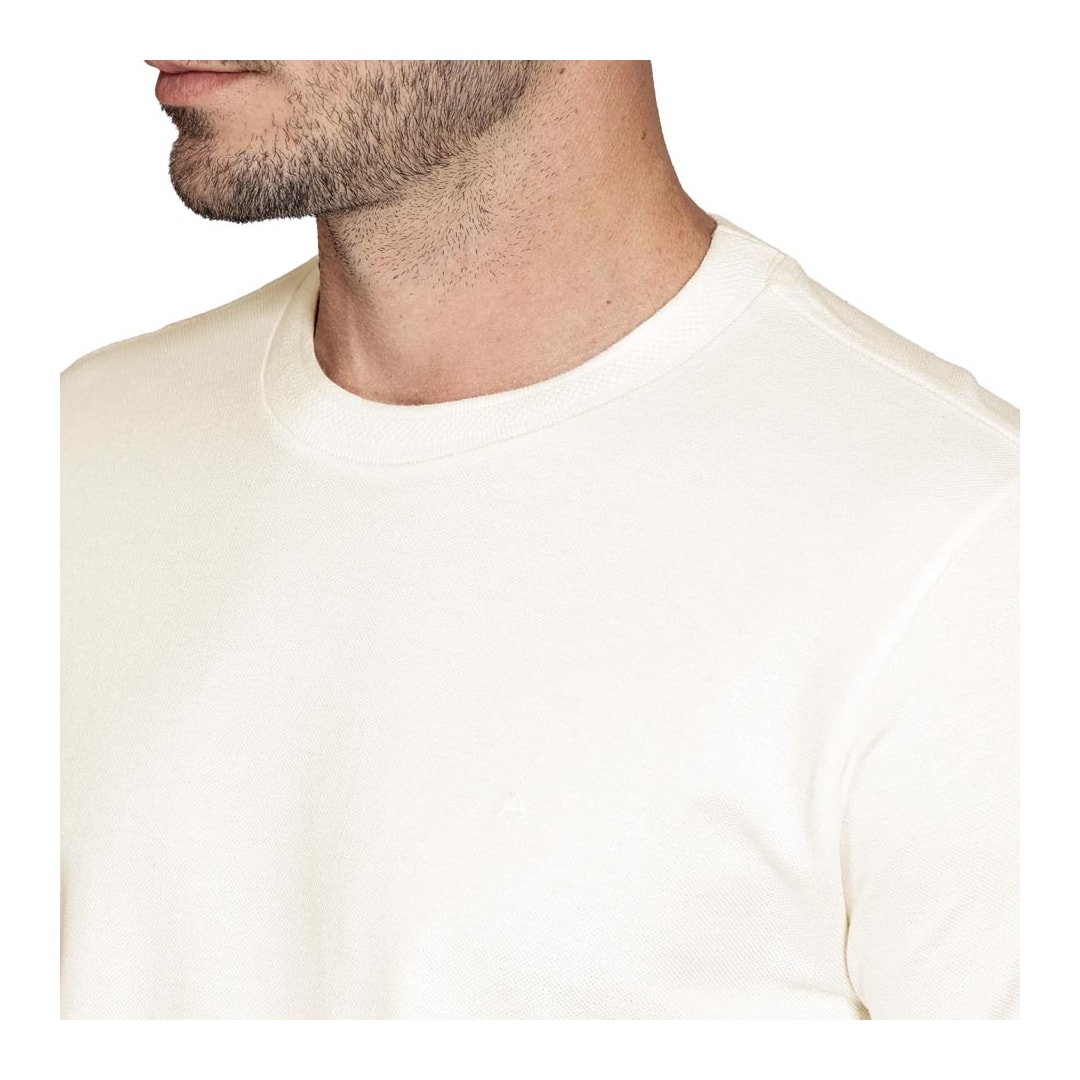 Camiseta Aramis Meia Manga 100% Algodão 12.0604 Off White Camiseta Aramis Meia Manga 100% Algodão 12.0604 Off White