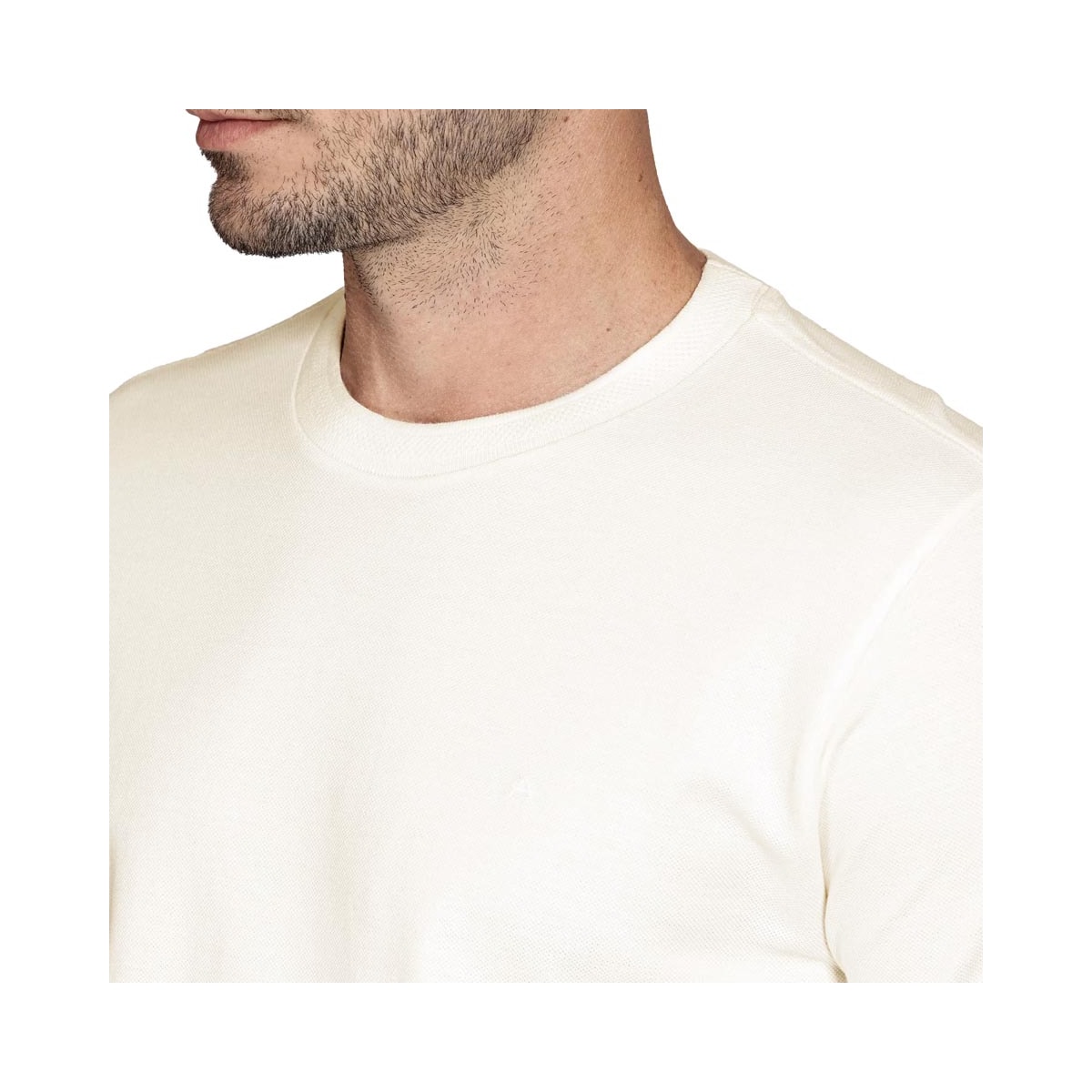 Camiseta Aramis Meia Manga 100% Algodão 12.0604 Off White Camiseta Aramis Meia Manga 100% Algodão 12.0604 Off White