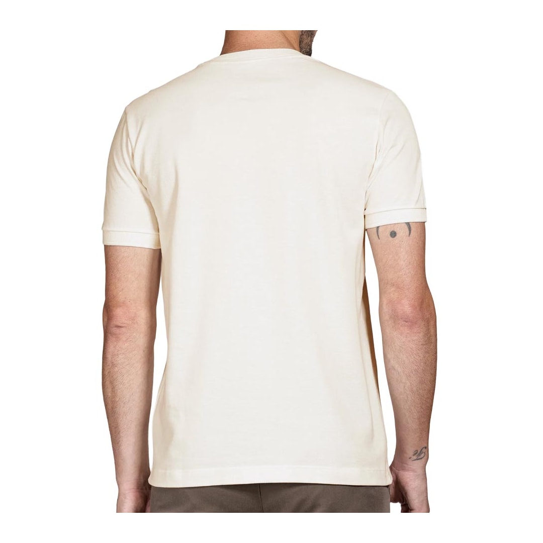 Camiseta Aramis Meia Manga 100% Algodão 12.0604 Off White Camiseta Aramis Meia Manga 100% Algodão 12.0604 Off White