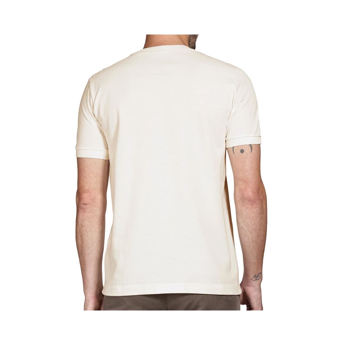 Camiseta Aramis Meia Manga 100% Algodão 12.0604 Off White Camiseta Aramis Meia Manga 100% Algodão 12.0604 Off White