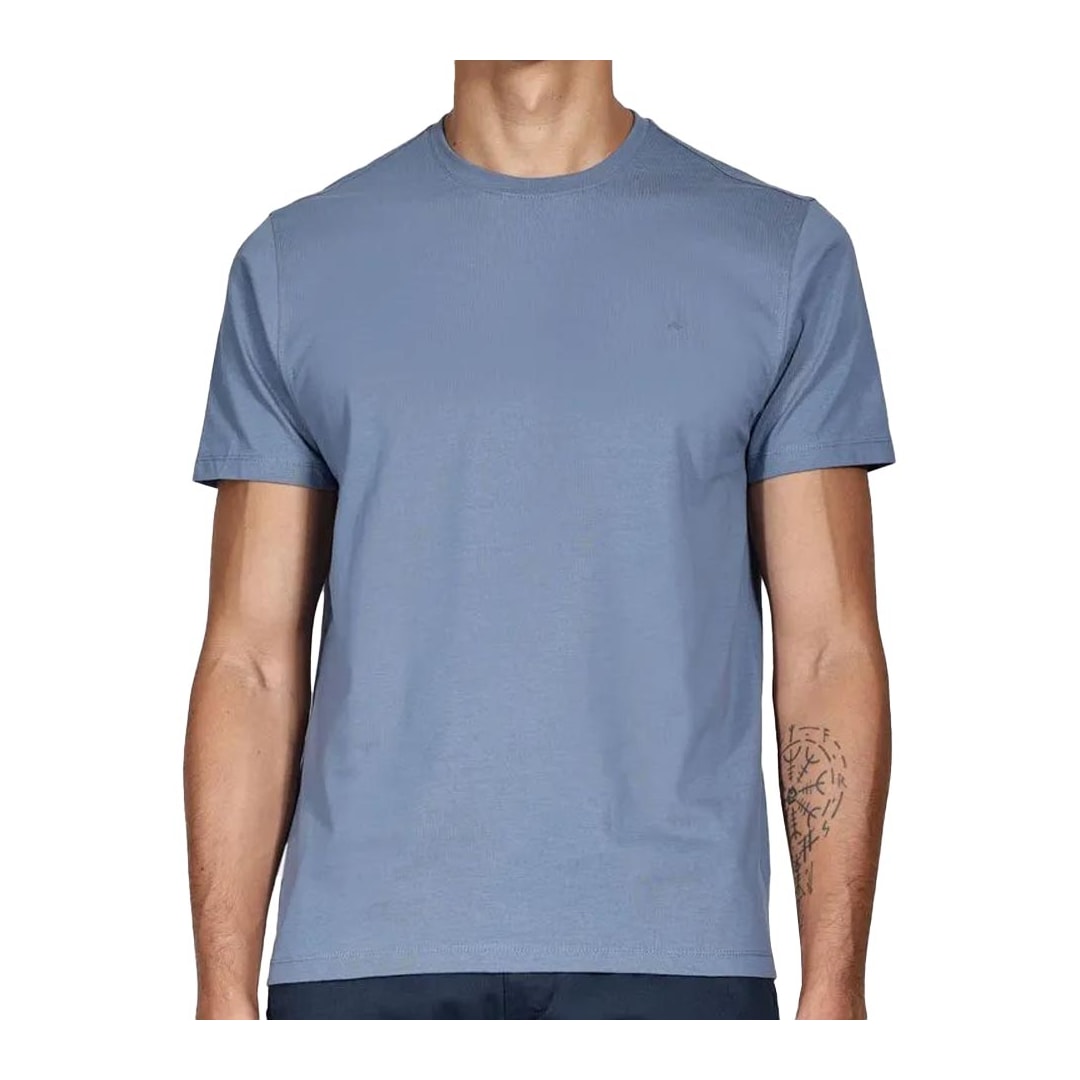 Camiseta Aramis Meia Manga 12.0543 Azul Aluminio Camiseta Aramis Meia Manga 12.0543 Azul Aluminio