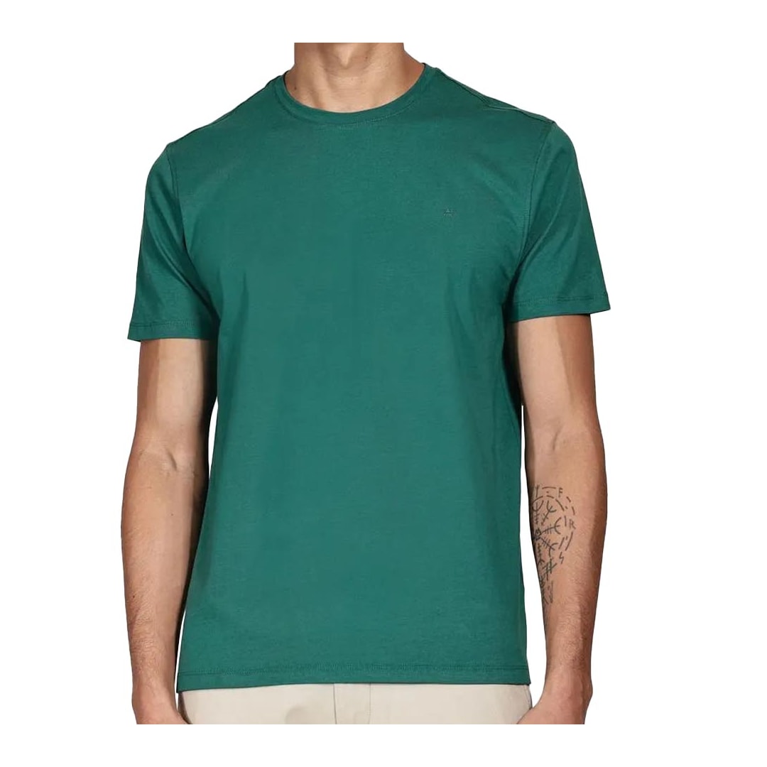 Camiseta Aramis Meia Manga 12.0543 Verde Floresta Camiseta Aramis Meia Manga 12.0543 Verde Floresta