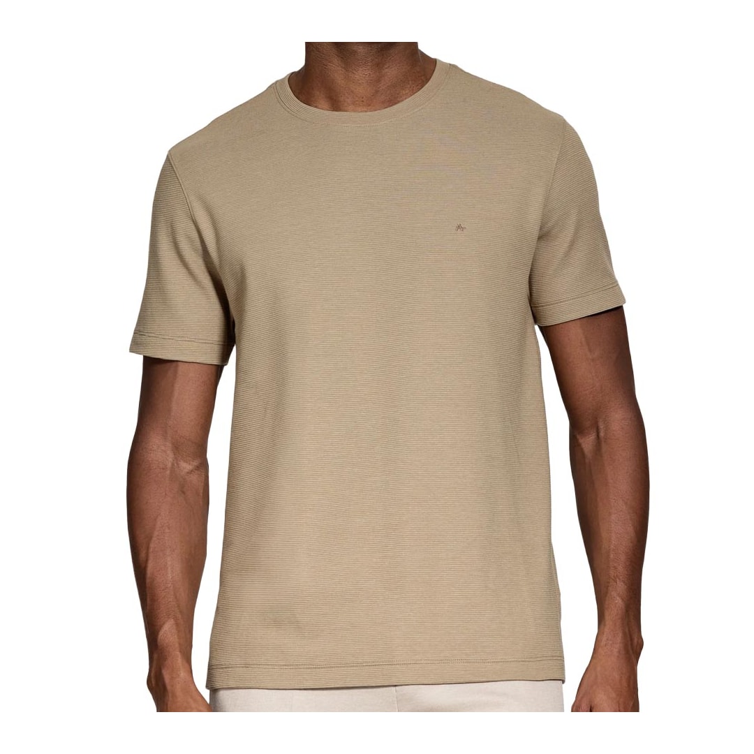 Camiseta Aramis Meia Manga 12.0545 Areia Camiseta Aramis Meia Manga 12.0545 Areia