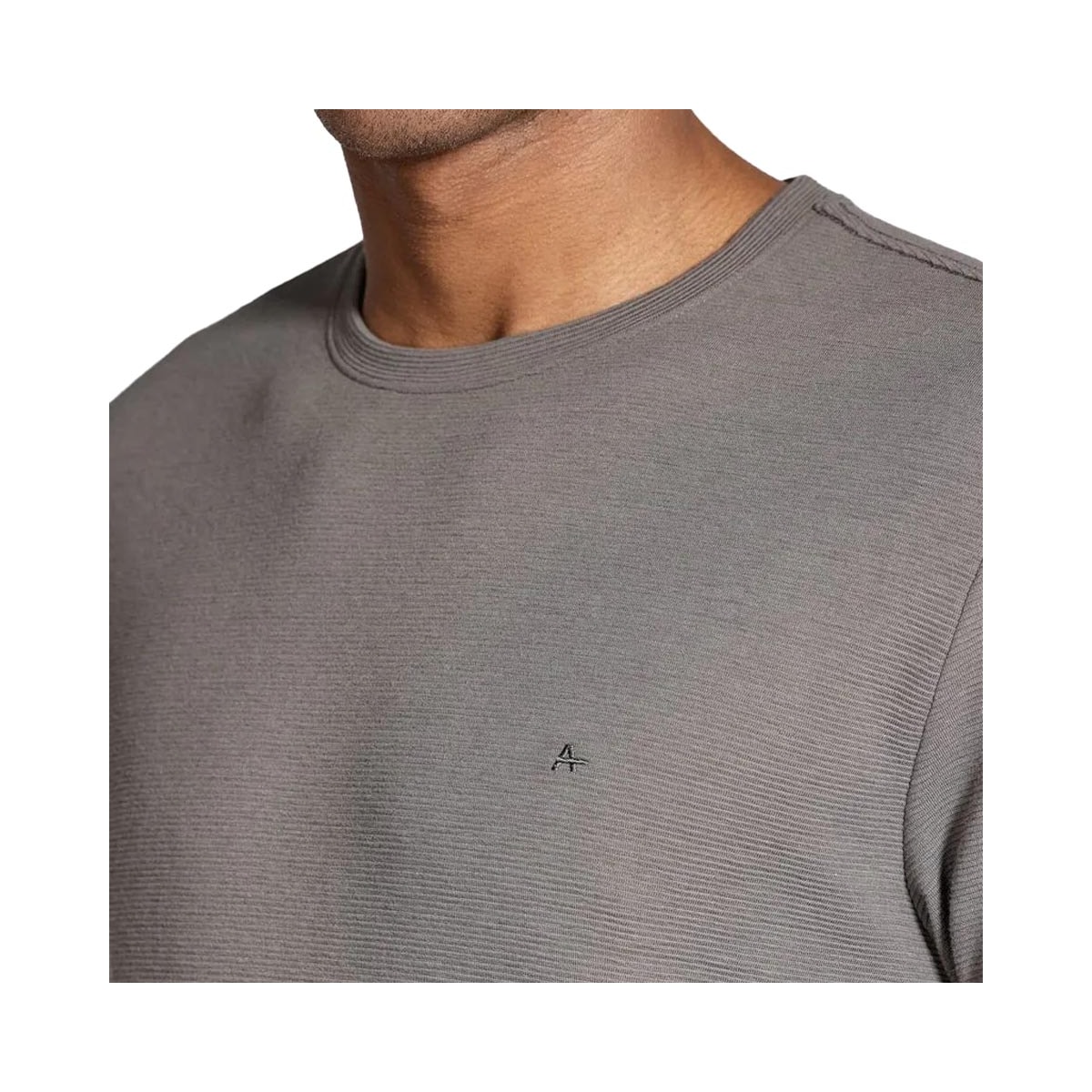 Camiseta Aramis Meia Manga 12.0545 Cinza Asfalto Camiseta Aramis Meia Manga 12.0545 Cinza Asfalto