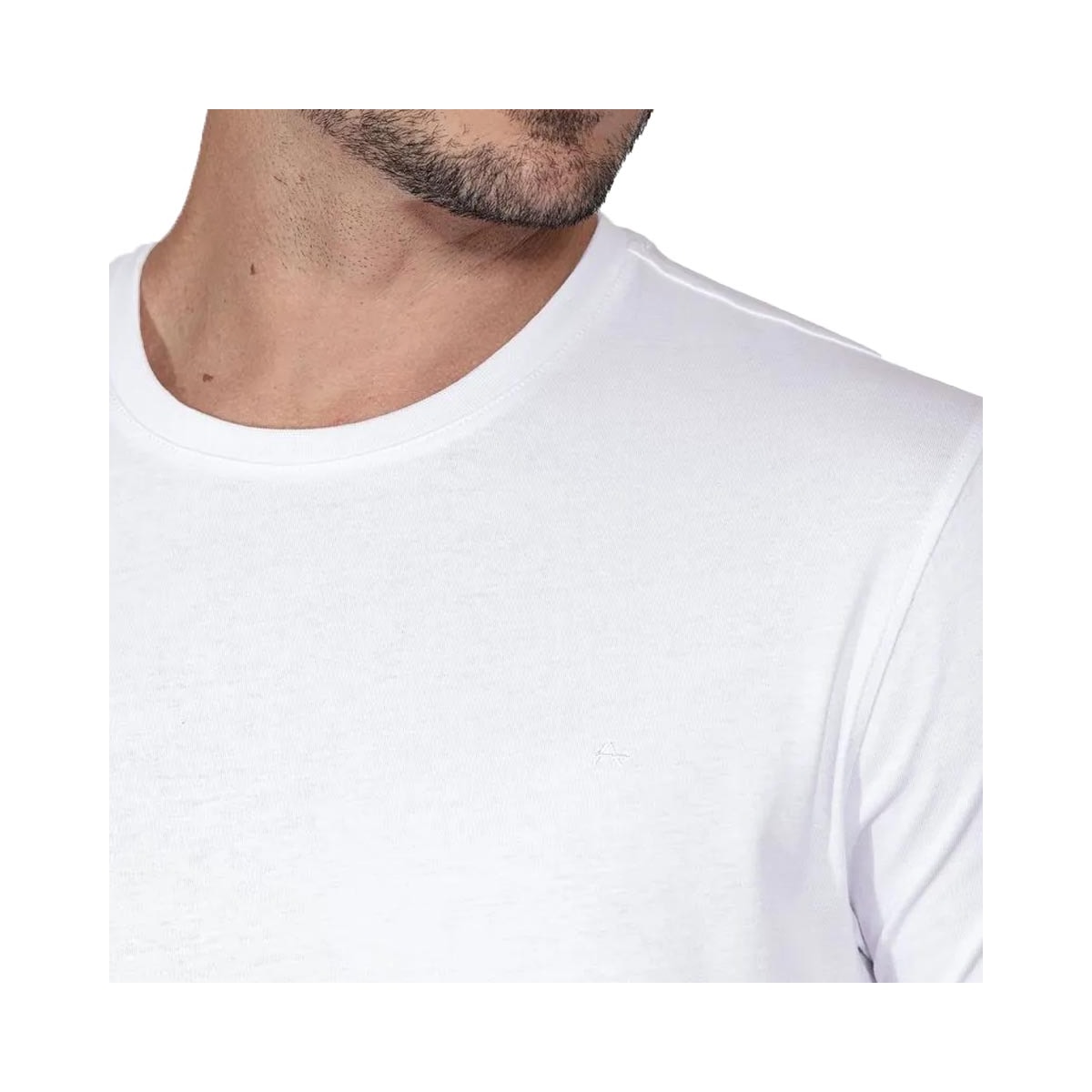 Camiseta Aramis Meia Manga Básica 01.2109 Branco Camiseta Aramis Meia Manga Básica 01.2109 Branco