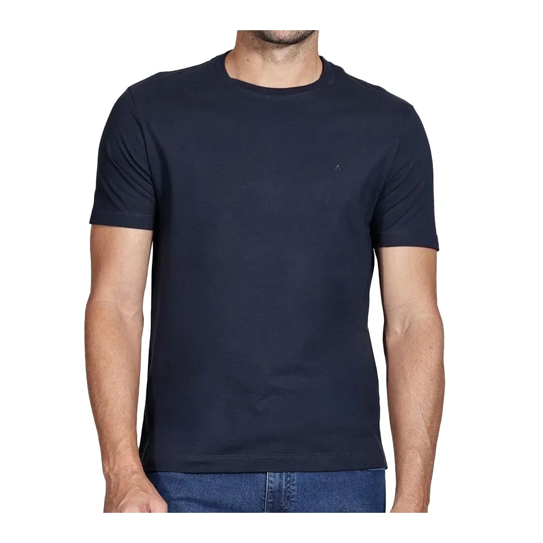 Camiseta Aramis Meia Manga Básica 01.2109 Marinho Camiseta Aramis Meia Manga Básica 01.2109 Marinho