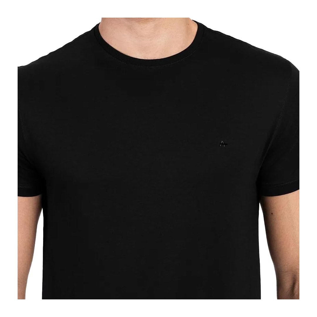 Camiseta Aramis Meia Manga Básica 01.2109 Preto Camiseta Aramis Meia Manga Básica 01.2109 Preto