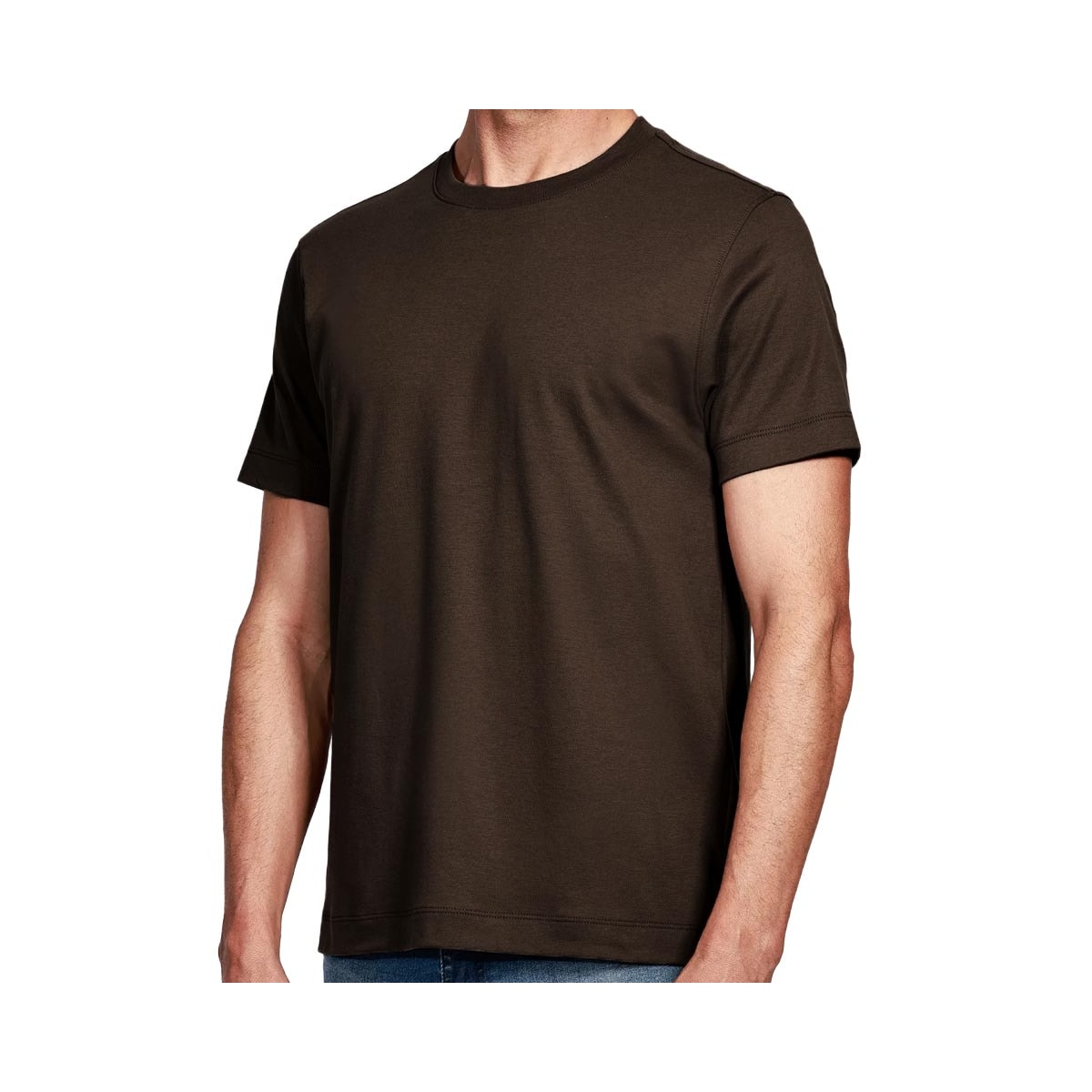 Camiseta Aramis Meia Manga Básica 12.0491 Cafe Camiseta Aramis Meia Manga Básica 12.0491 Cafe