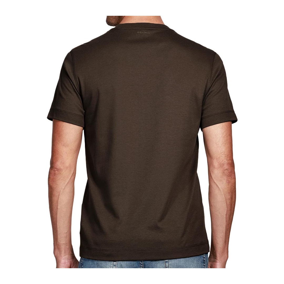 Camiseta Aramis Meia Manga Básica 12.0491 Cafe Camiseta Aramis Meia Manga Básica 12.0491 Cafe