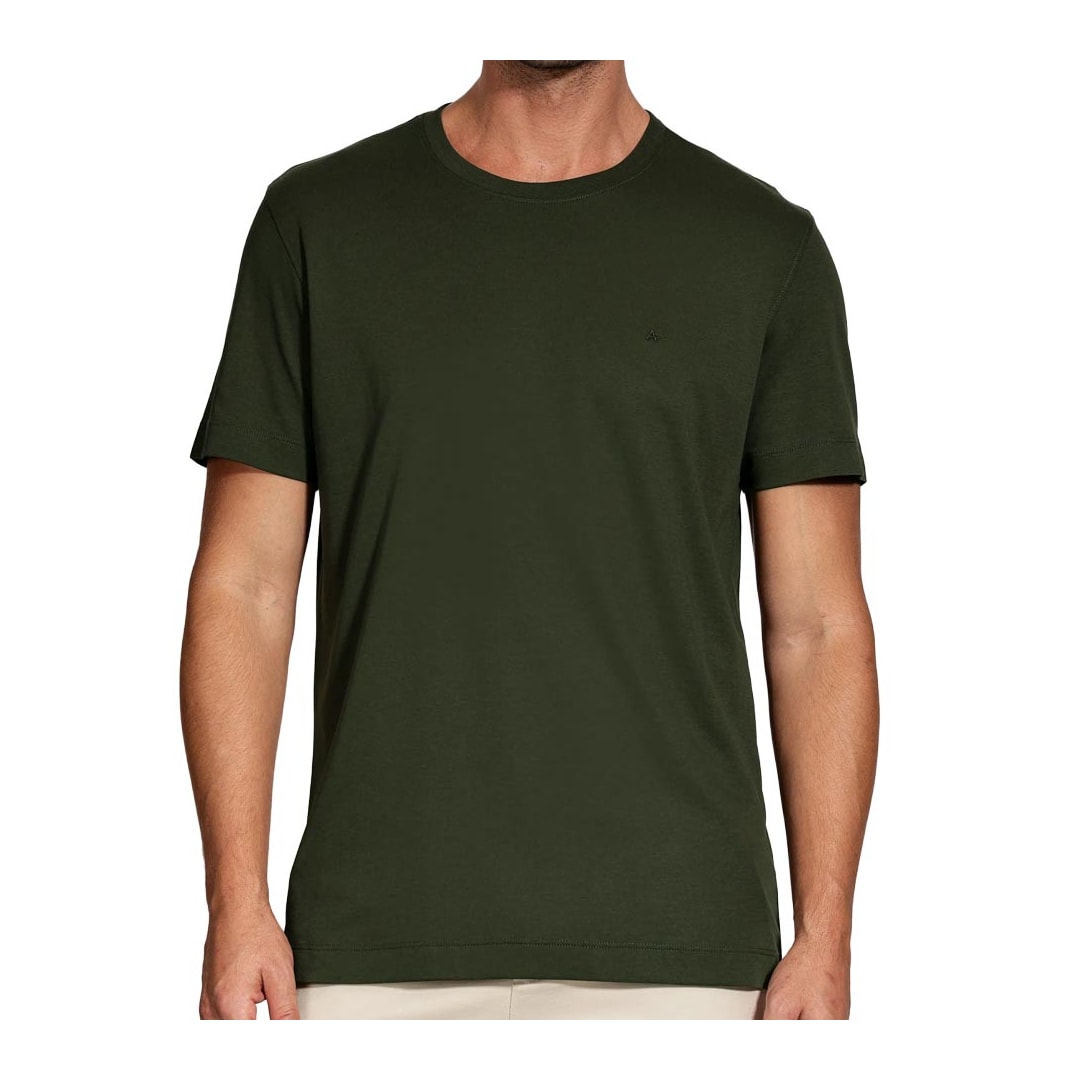Camiseta Aramis Meia Manga Básica 12.0491 Cedro Camiseta Aramis Meia Manga Básica 12.0491 Cedro