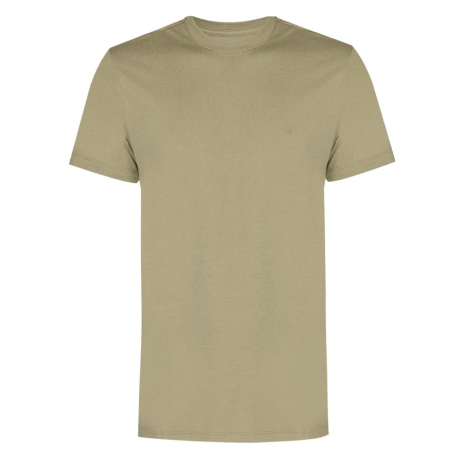 Camiseta Aramis Meia Manga Básica 12.0537 Caqui