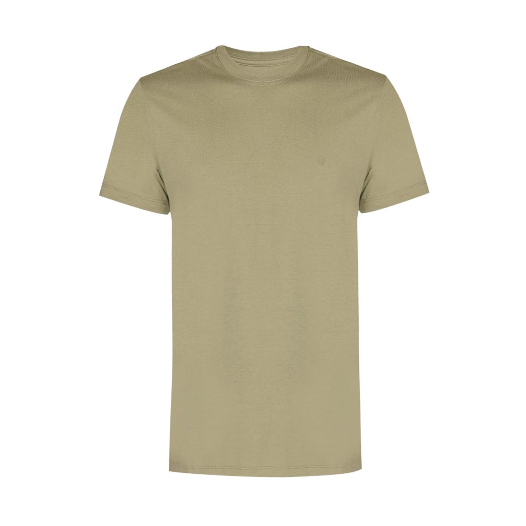 Camiseta Aramis Meia Manga Básica 12.0537 Caqui