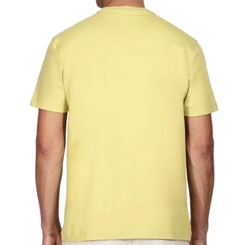 Detalhe - Camiseta Aramis Meia Manga Básica 12.0537 Citrico