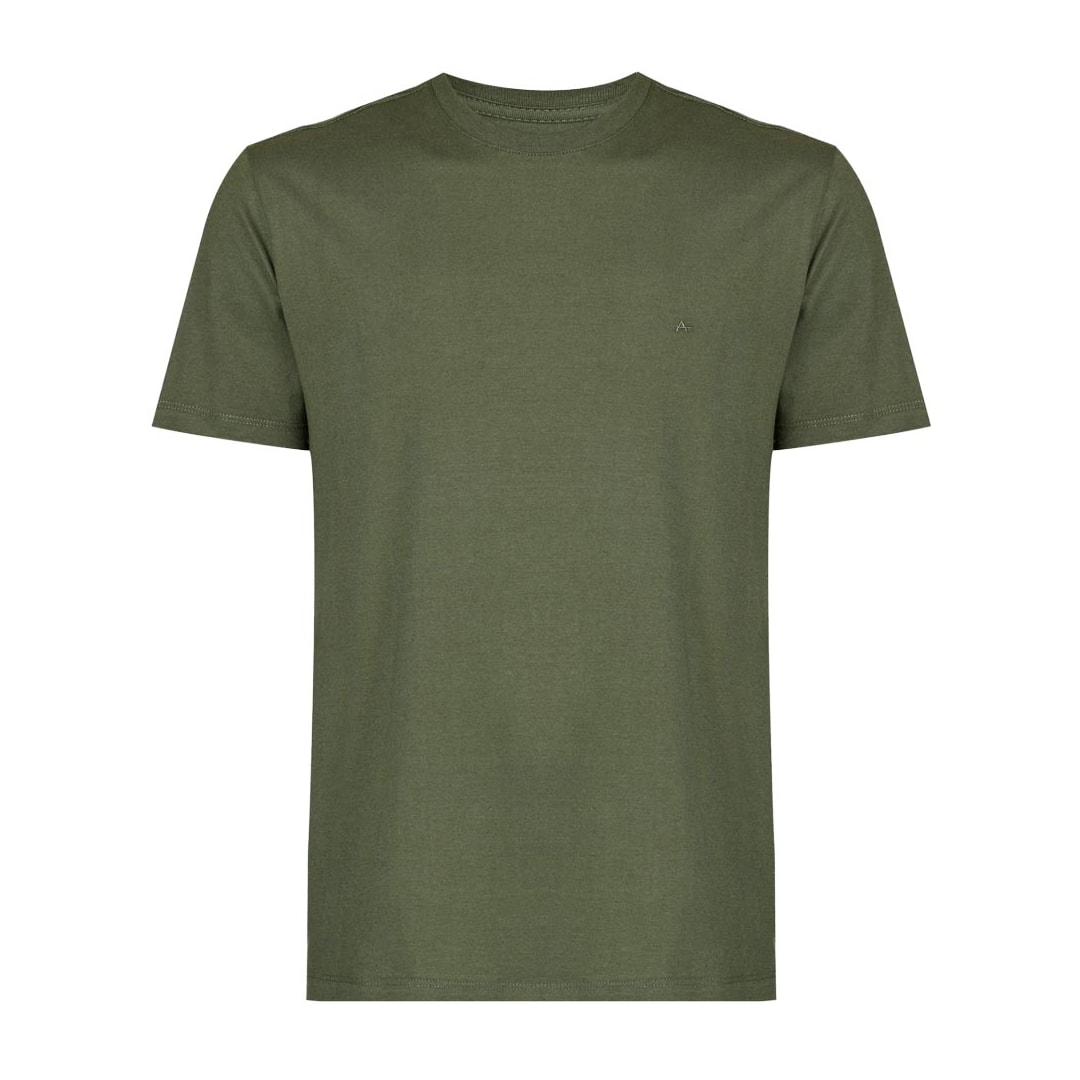 Camiseta Aramis Meia Manga Básica 12.0537 Militar Camiseta Aramis Meia Manga Básica 12.0537 Militar