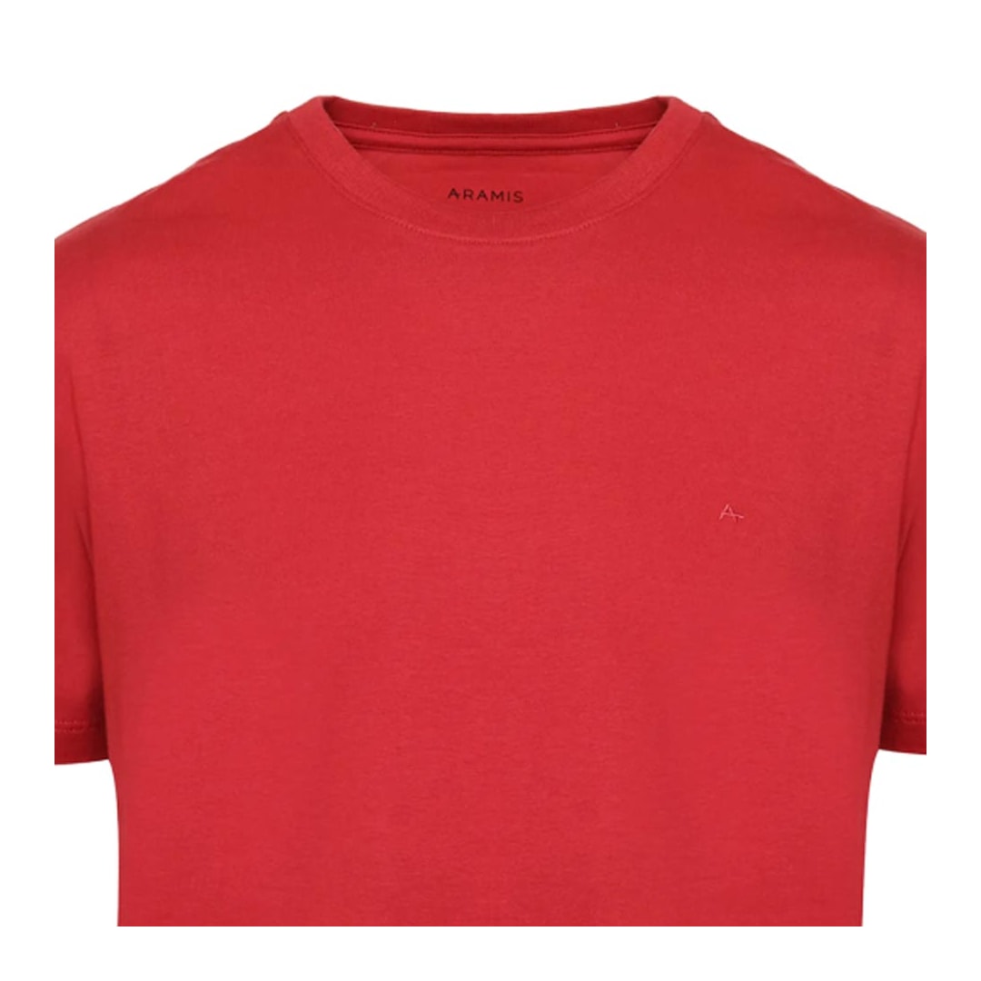 Camiseta Aramis Meia Manga Básica 12.0537 Vermelho Camiseta Aramis Meia Manga Básica 12.0537 Vermelho