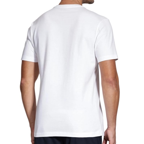 Detalhe - Camiseta Aramis Meia Manga Básica 12.0590 Branco