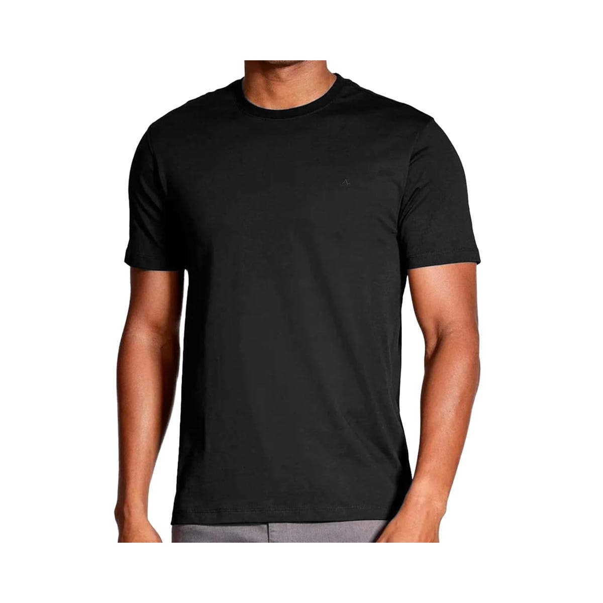 Camiseta Aramis Meia Manga Básica 12.0590 Preto Camiseta Aramis Meia Manga Básica 12.0590 Preto