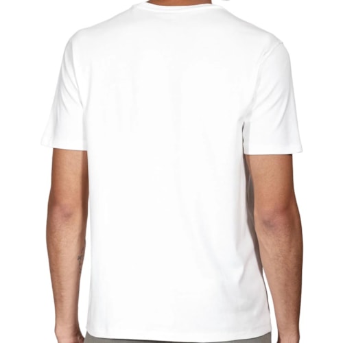 Detalhe - Camiseta Aramis Meia Manga Básica 12.0595 Branco