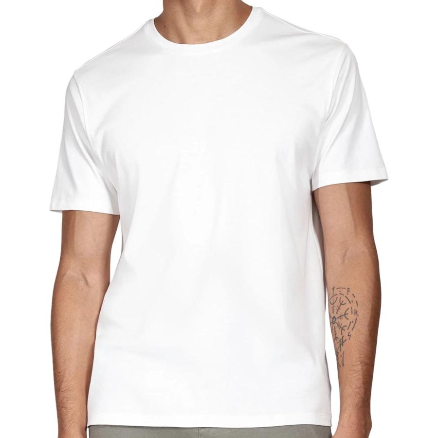 Camiseta Aramis Meia Manga Básica 12.0595 Branco Camiseta Aramis Meia Manga Básica 12.0595 Branco