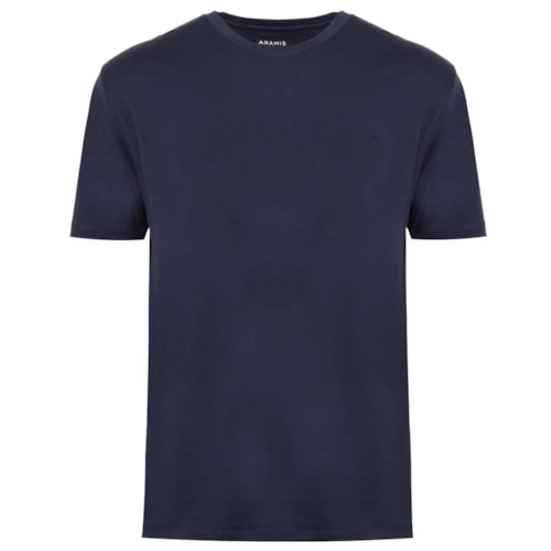 Detalhe - Camiseta Aramis Meia Manga Básica 12.0595 Navy