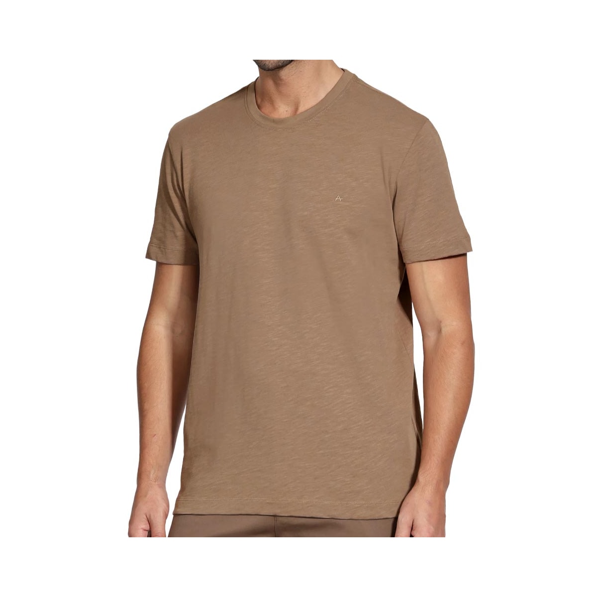 Camiseta Aramis Meia Manga Básica 12.0599 Castor